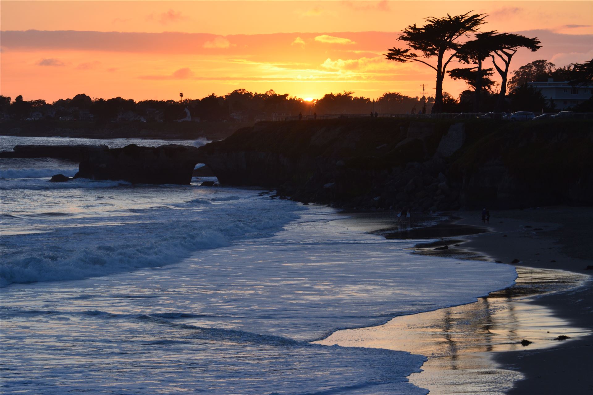 Santa Cruz Sundown -  by Bridget Oates Photography